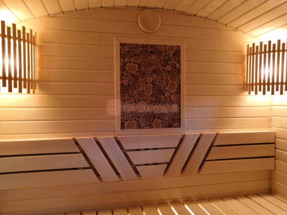 Панно из можжевельника