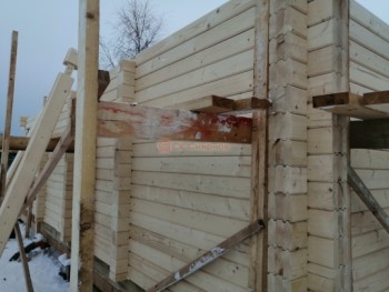 Фото №58: баня из бруса 118