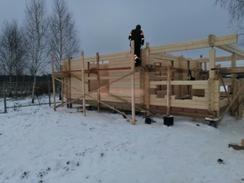 Фото №61: баня из бруса 118