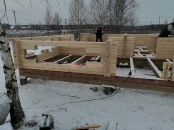 Фото №76: баня из бруса 118