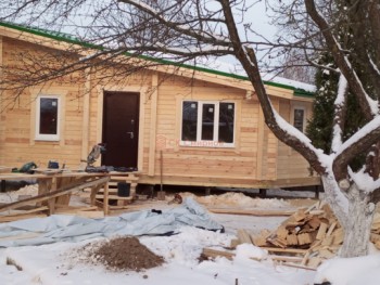 Фото №3: баня из бруса 129