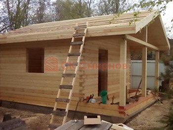 Фото №6: баня из бруса 36