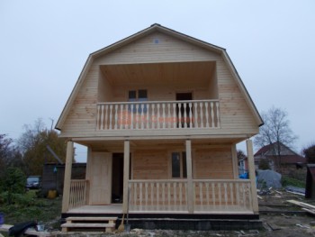 Фото №11: дом из бруса 60