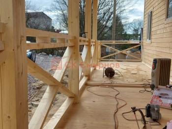 Фото №37: дом из бруса 64