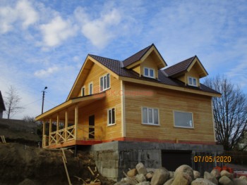 Фото №65: дом из бруса 64