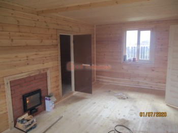 Фото №10: баня из бруса 87